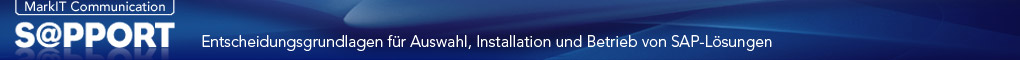 S@PPORT  Entscheidungsgrundlagen fr Auswahl, Installation und Betrieb von SAP-Lsungen - Startseite